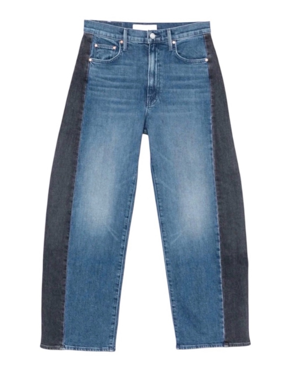 MOTHER SUPERIOR Jeans Half-Pipe Flood Black and Blue Size 28 - Picture 8 of 16